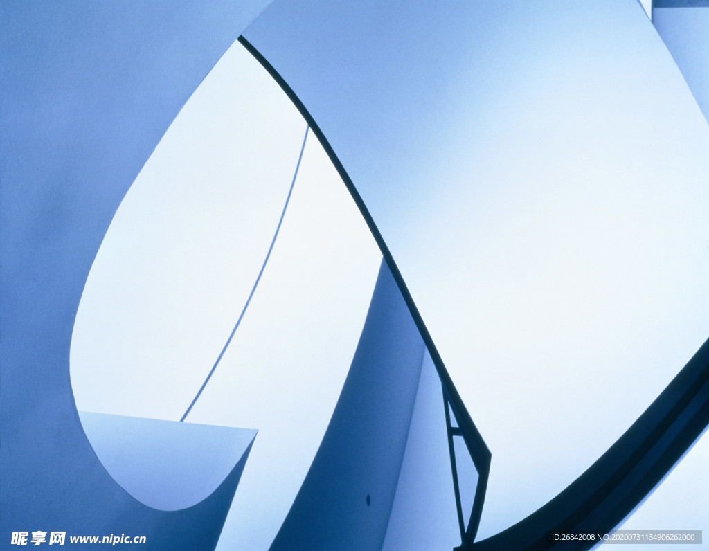 现代建筑 科幻建筑 玻璃幕墙