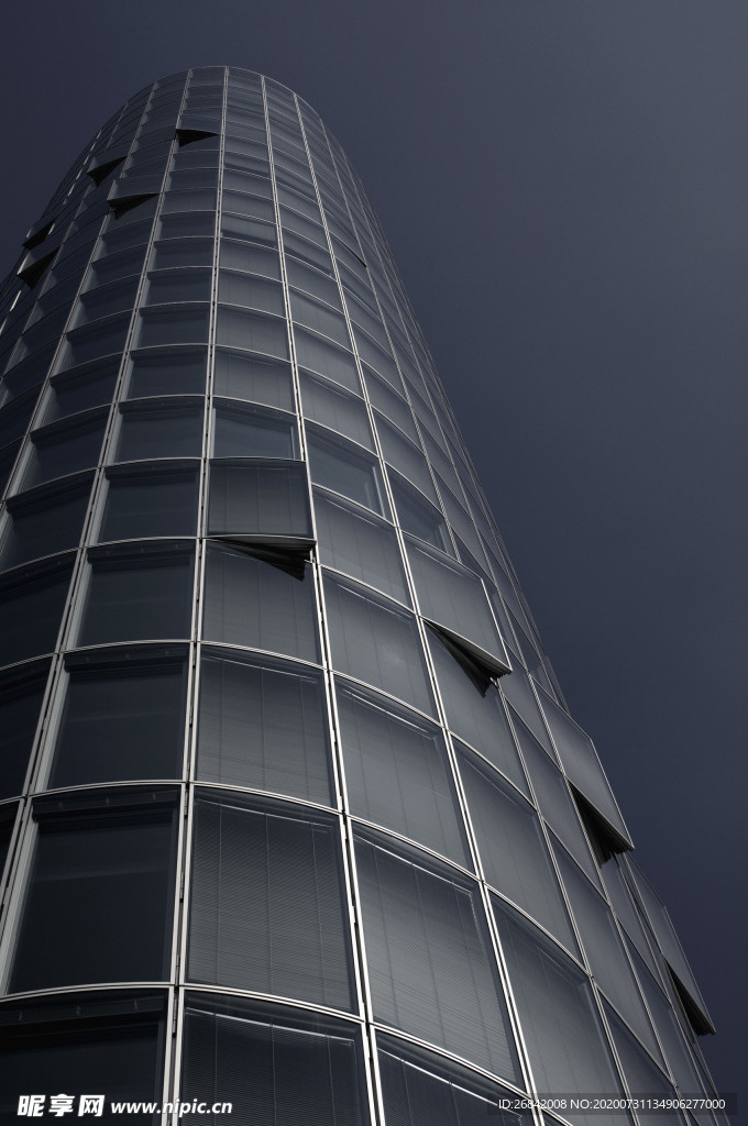 现代建筑 科幻建筑 玻璃幕墙