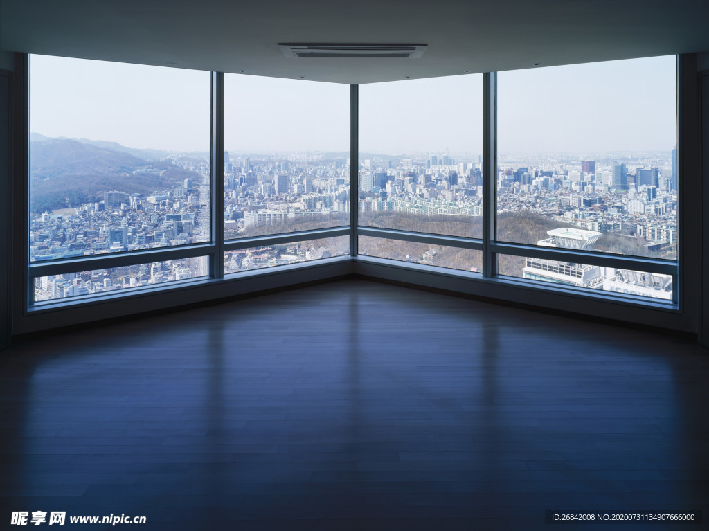 现代建筑 科幻建筑 玻璃幕墙