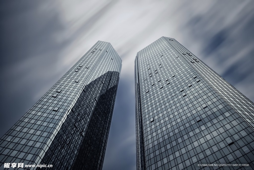 现代建筑 科幻建筑 玻璃幕墙