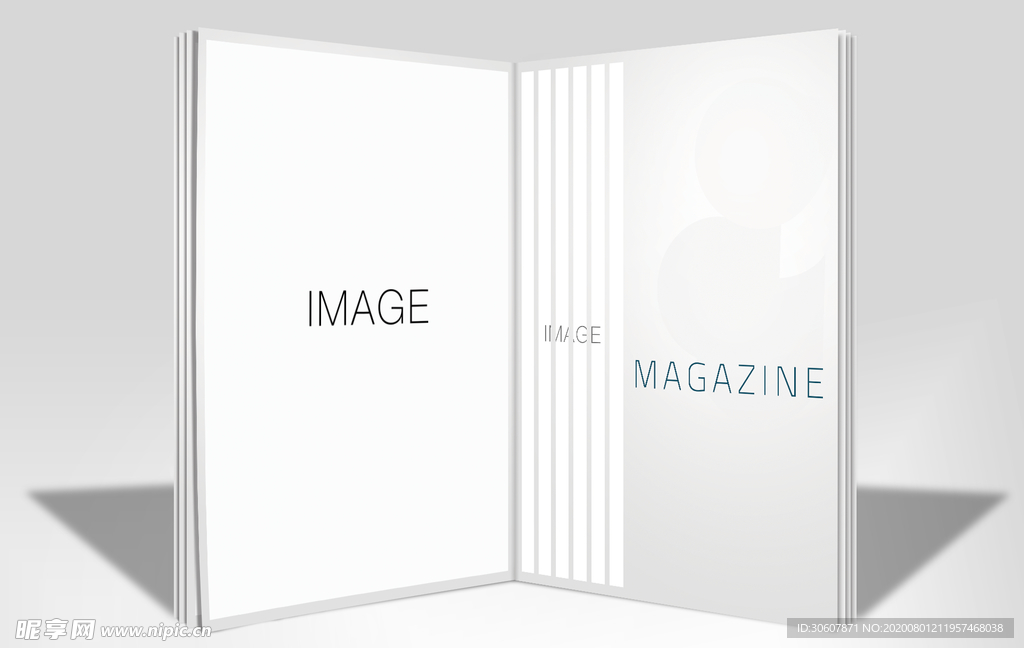 杂志样机