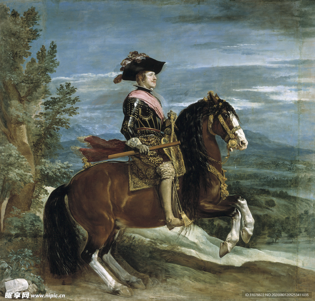 欧式人物形象油画