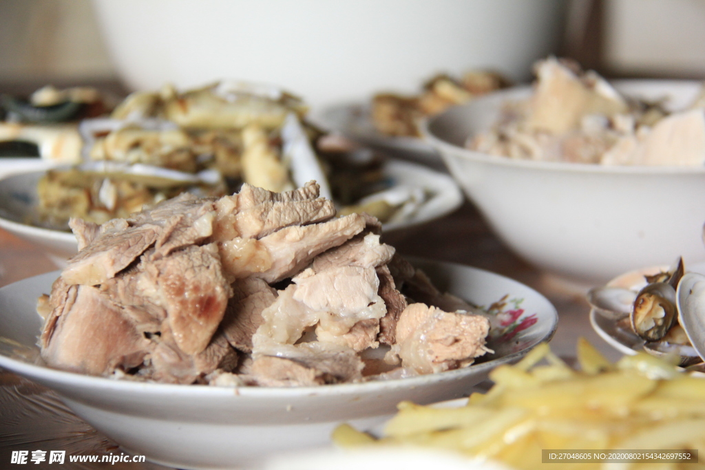 一碗美味佳肴的肉