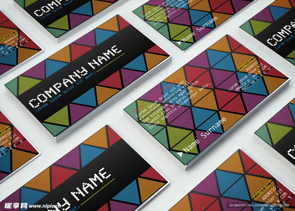 矢量名片模板