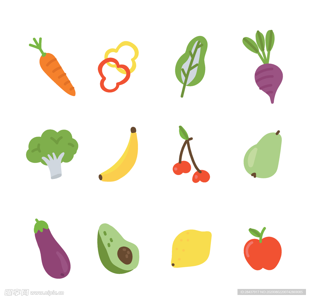 矢量果蔬素材