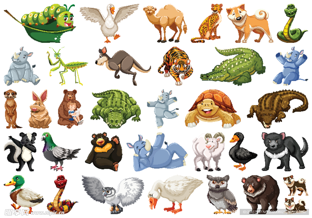 矢量动物素材