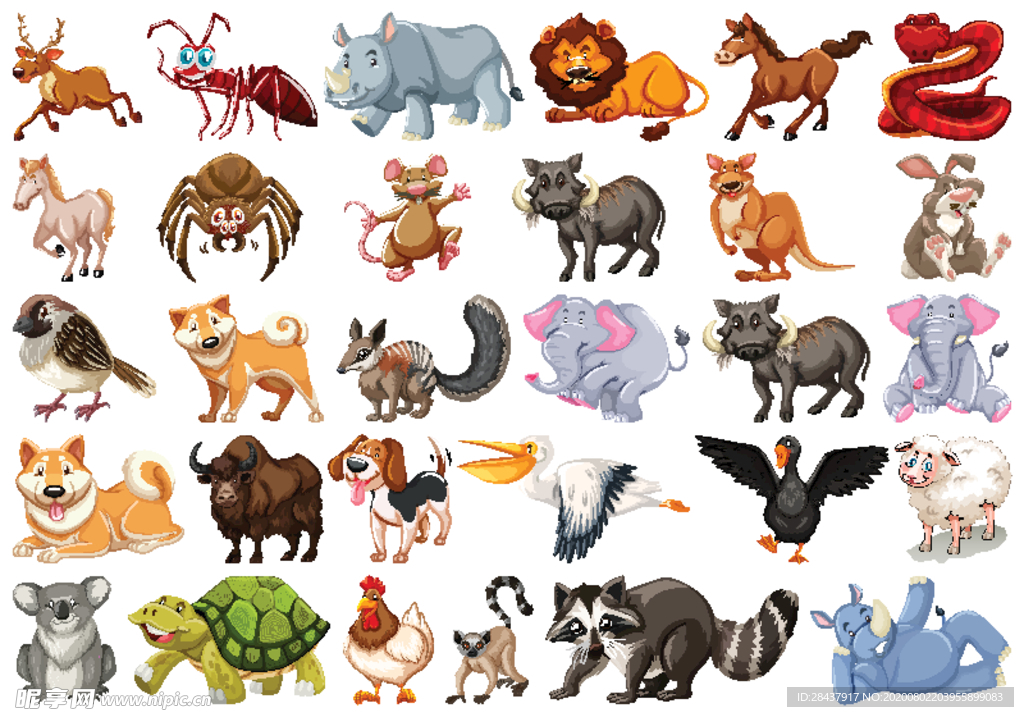 矢量动物素材