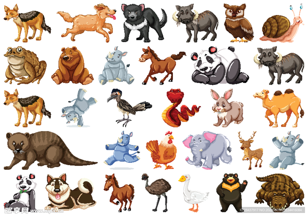 矢量动物素材
