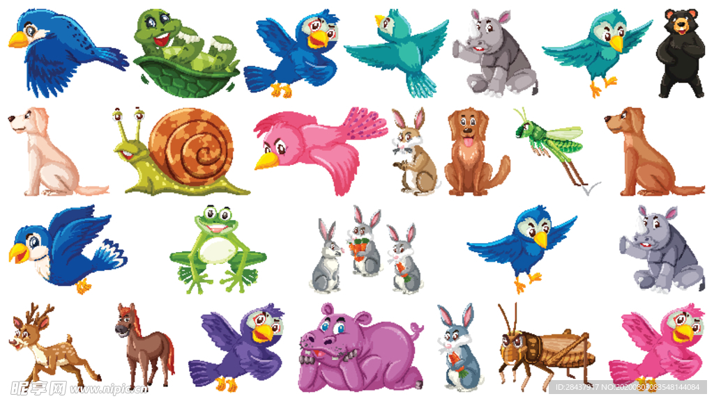 矢量动物素材