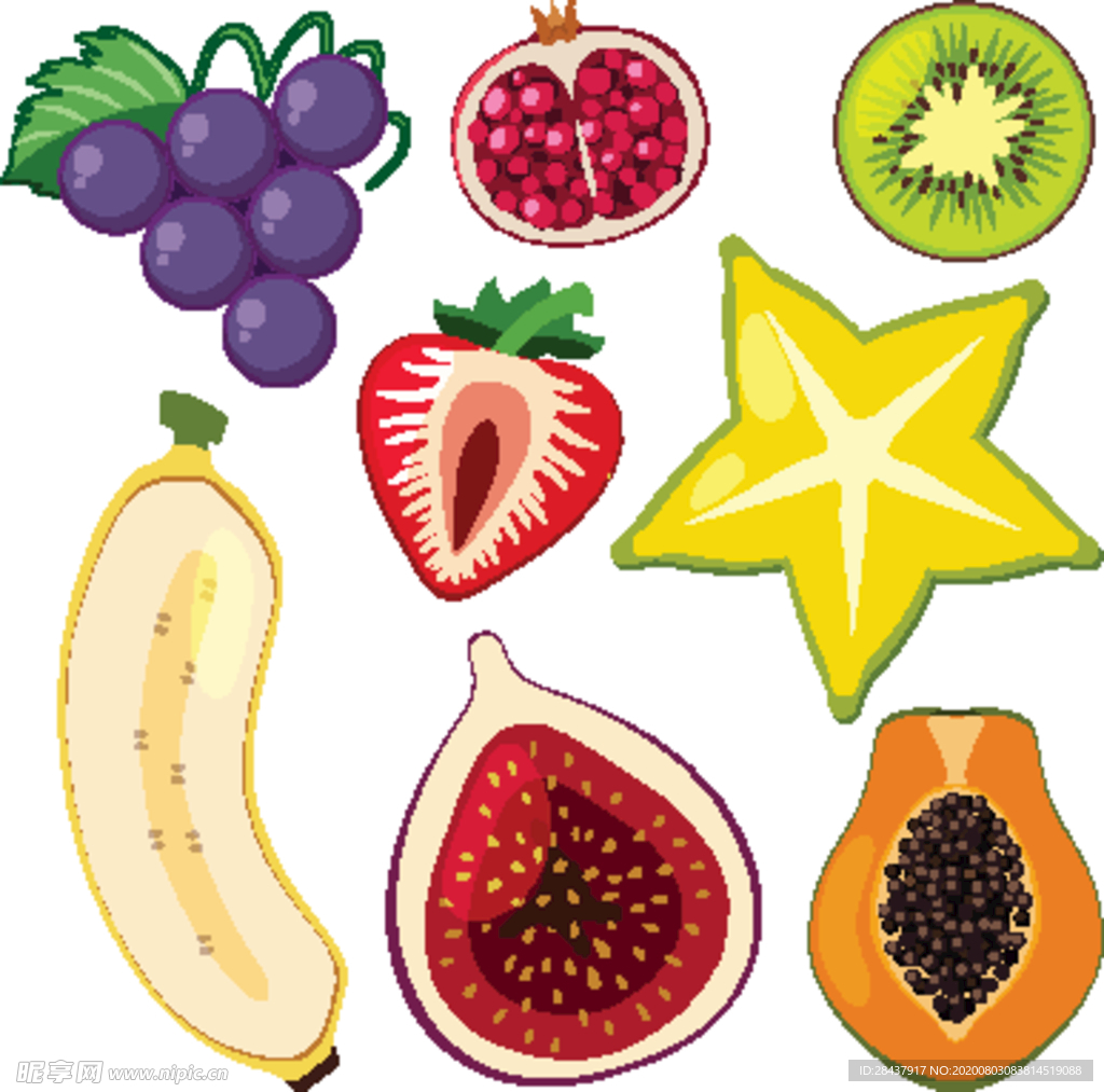 矢量果蔬素材