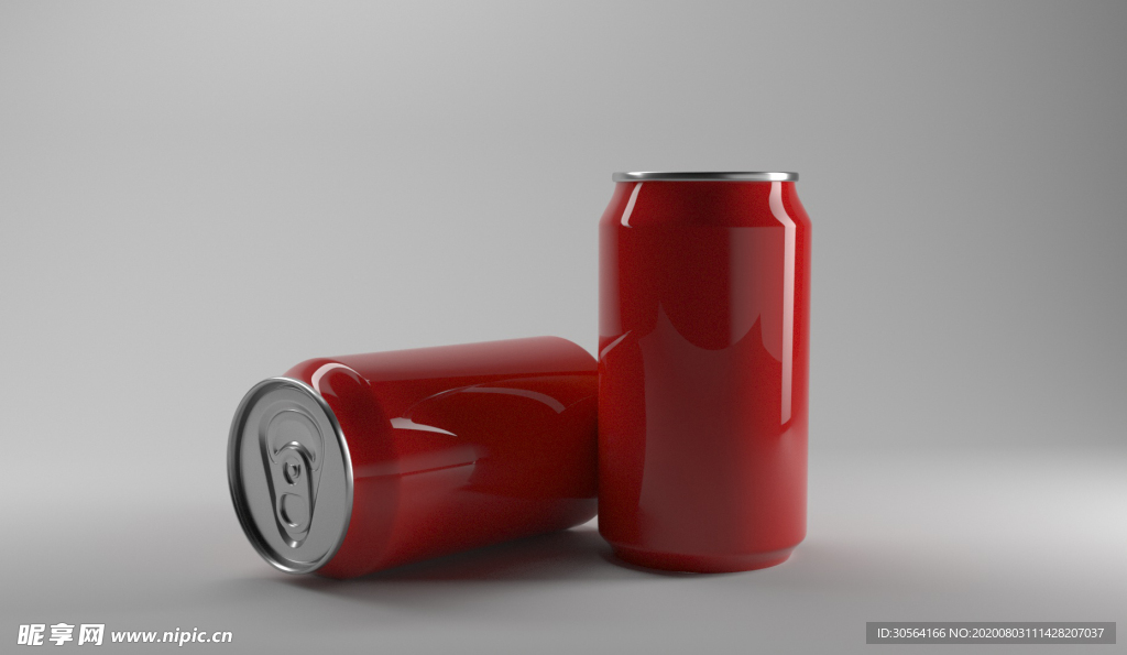 可乐饮料立体样机背景素材