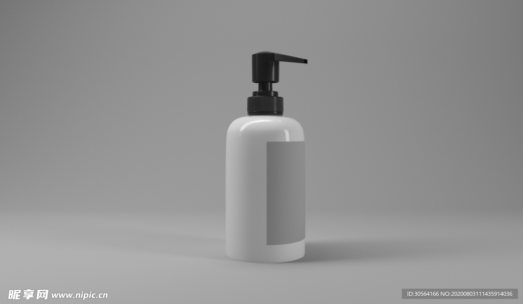 洗护用品包装立体样机背景素材