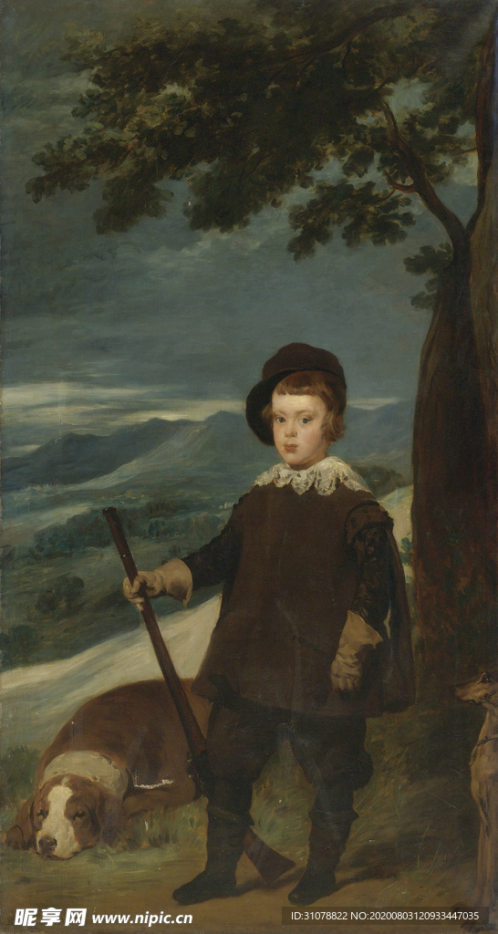 古典人物场景油画