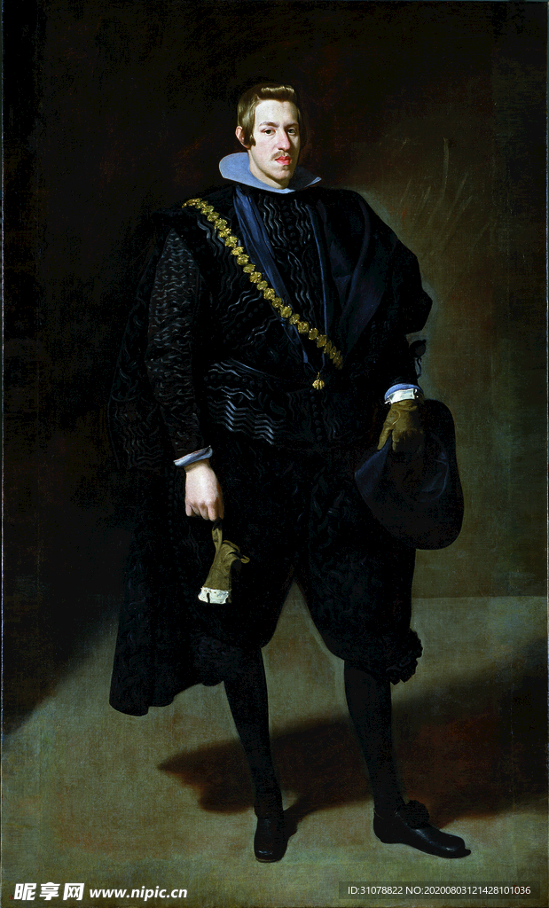 古典人物场景油画