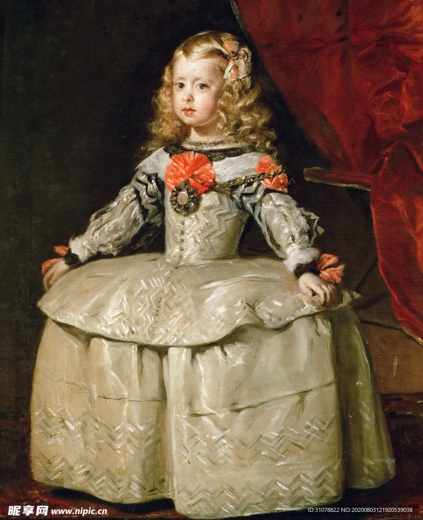 古典人物场景油画