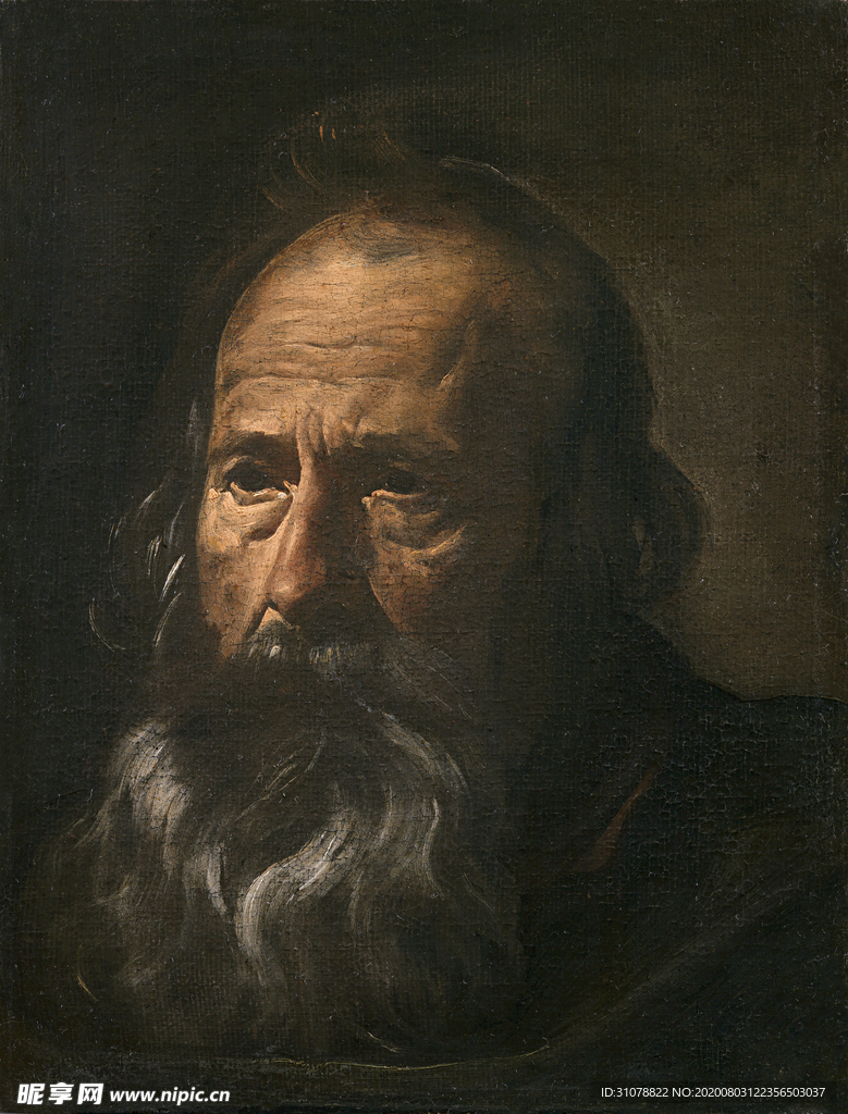 古典人物场景油画