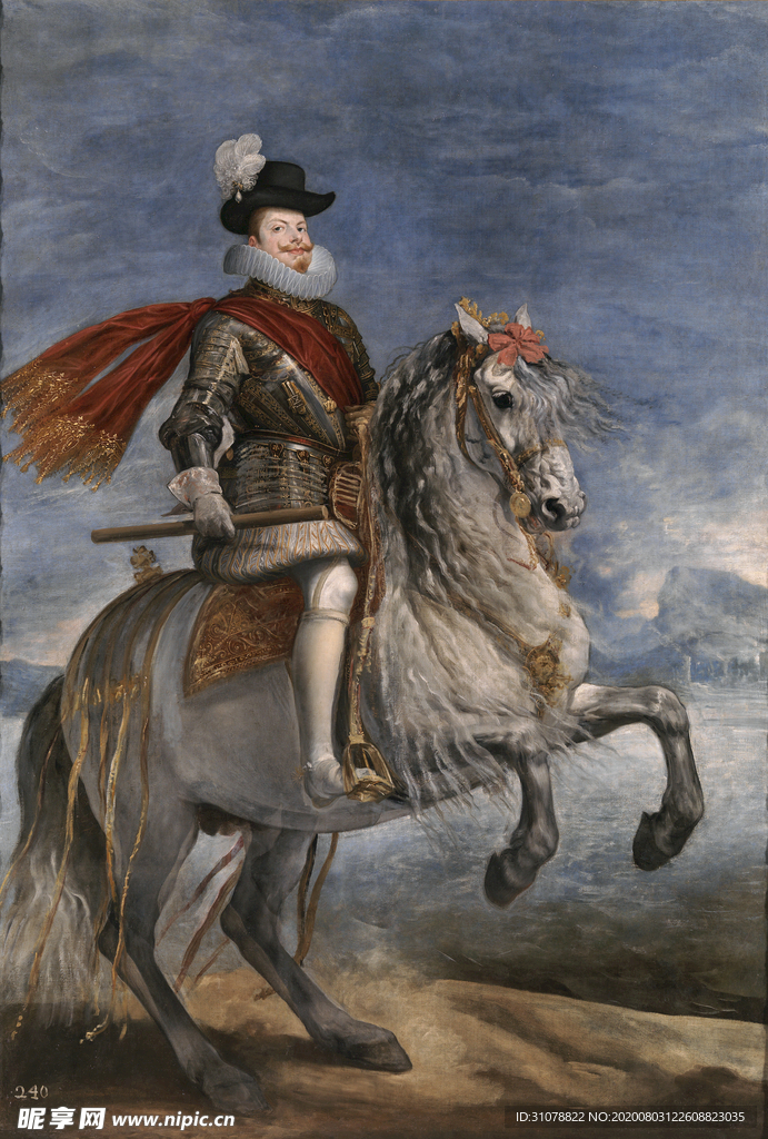 古典人物场景油画