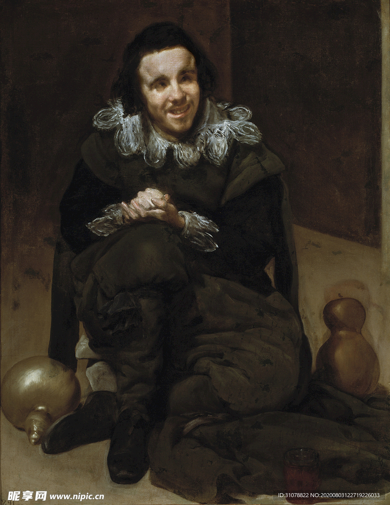 古典人物场景油画