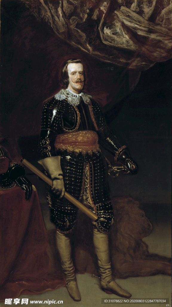 古典人物场景油画