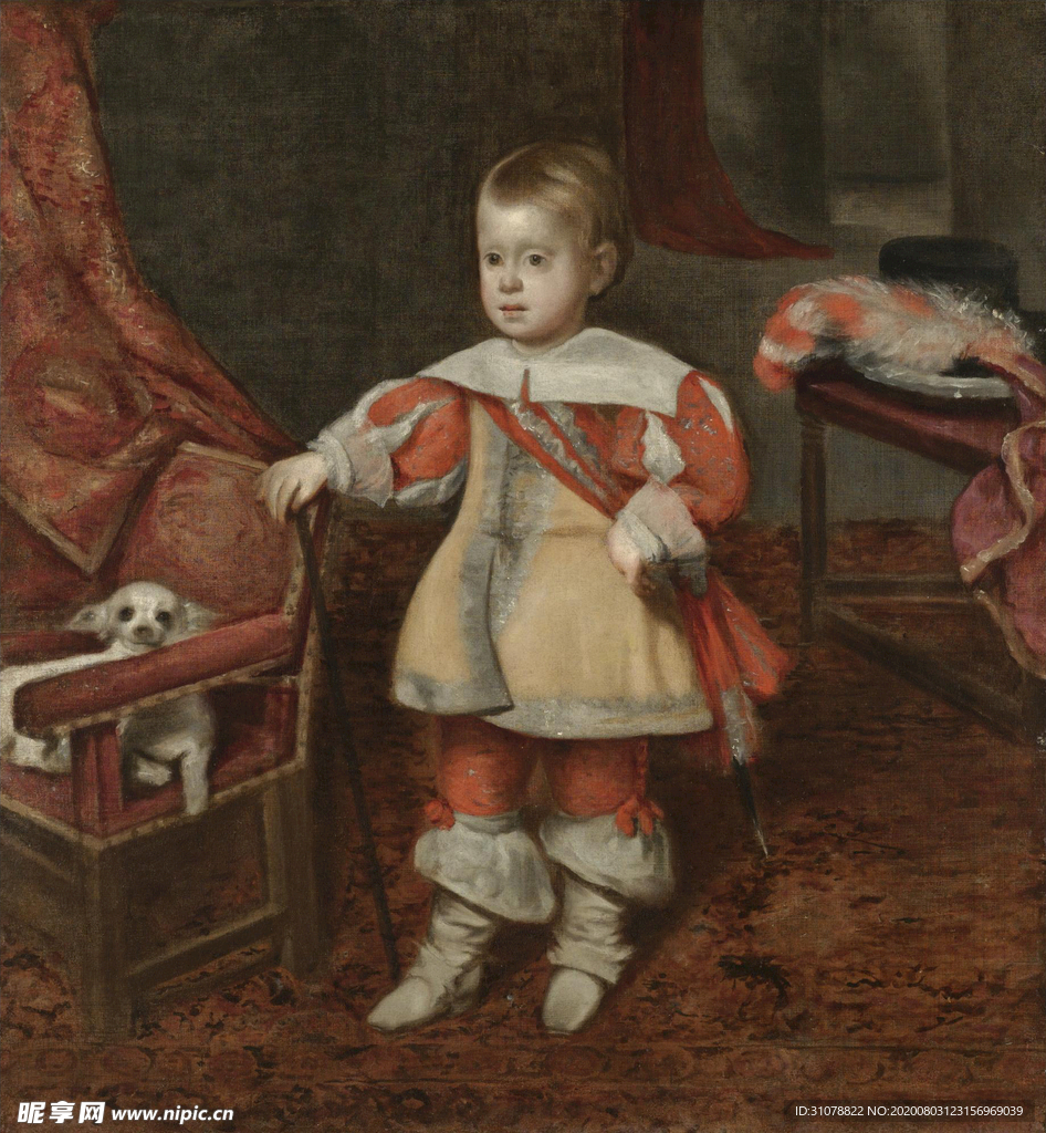 古典人物场景油画