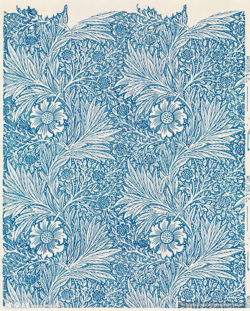 植物花朵背景图案