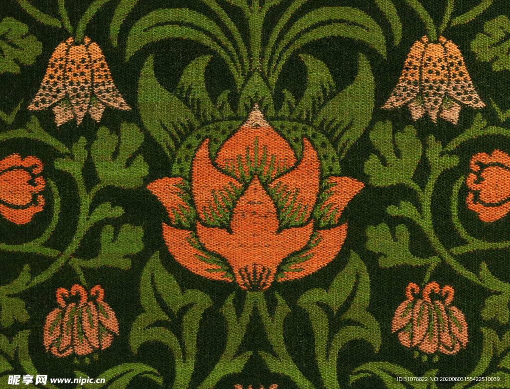 植物花朵背景图案