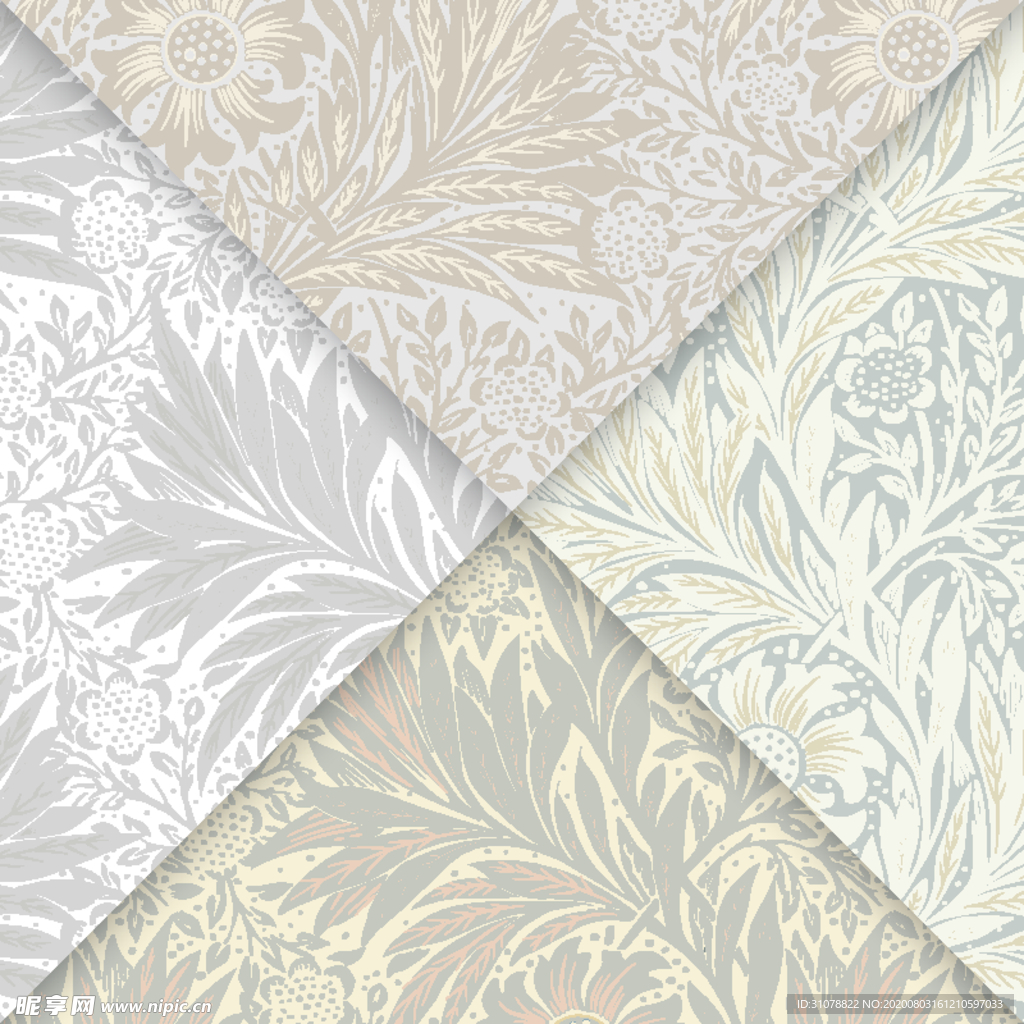 植物花朵背景底纹