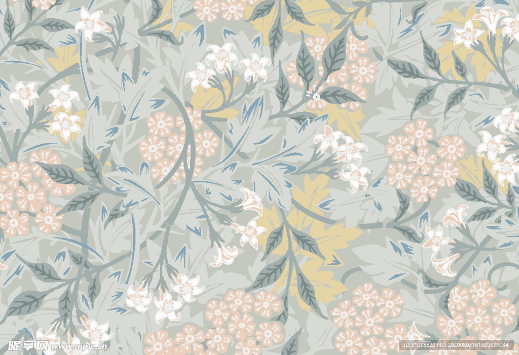 植物花朵背景底纹