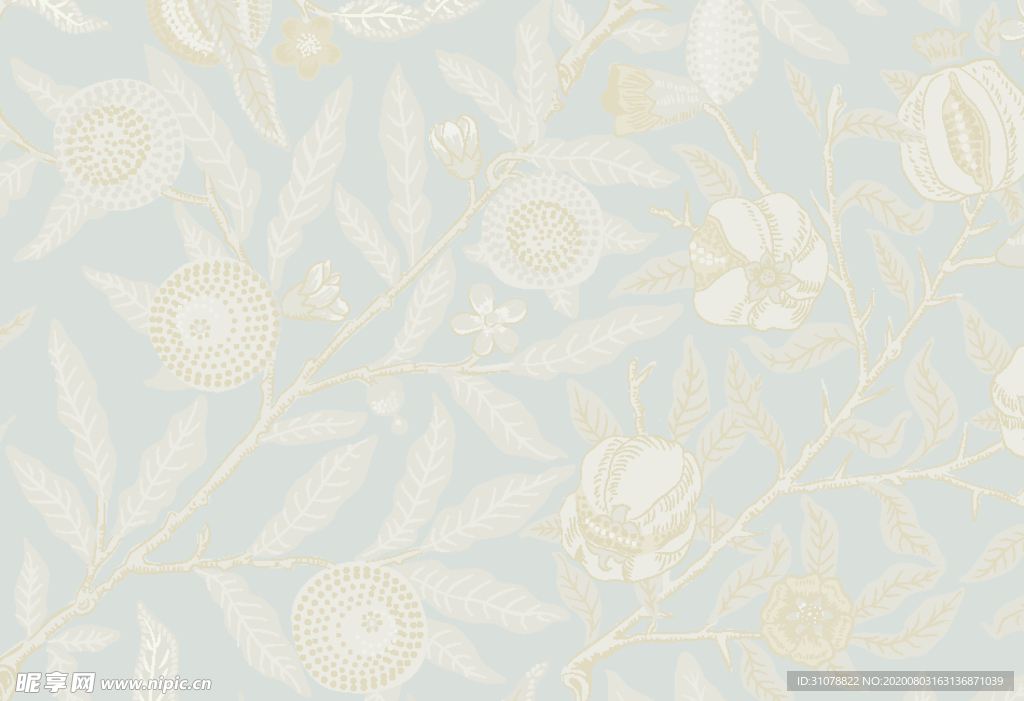 植物花朵背景底纹