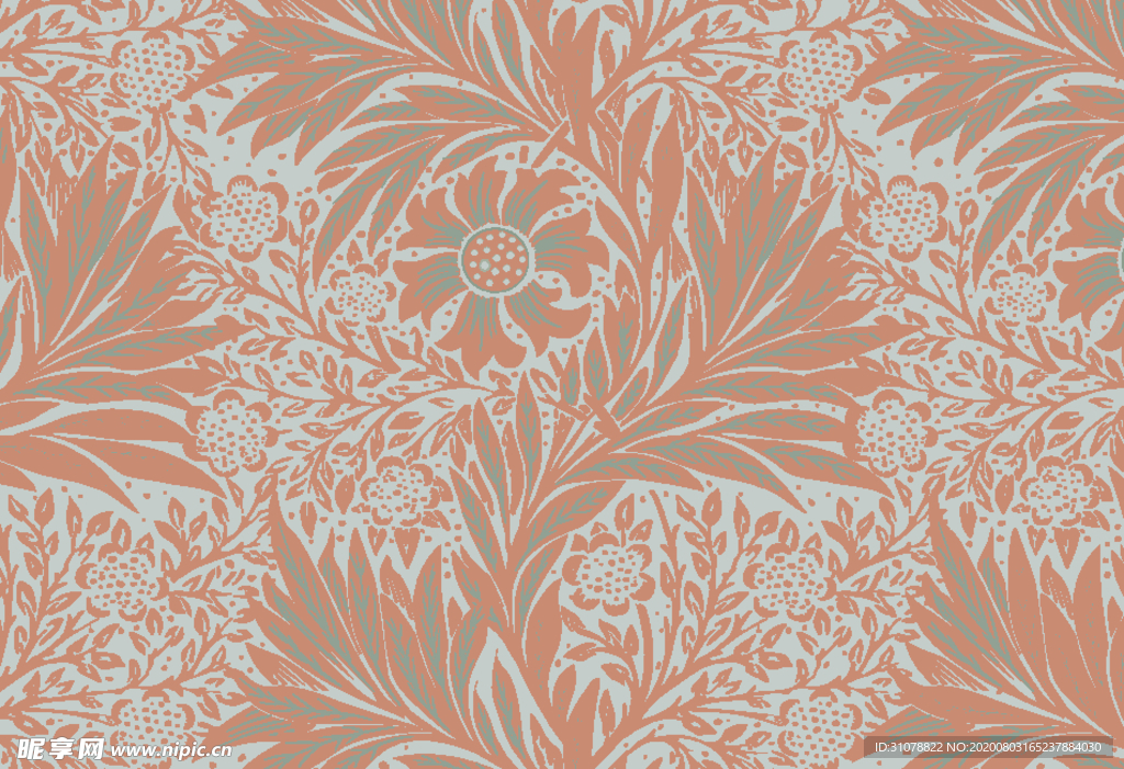 植物花朵背景底纹