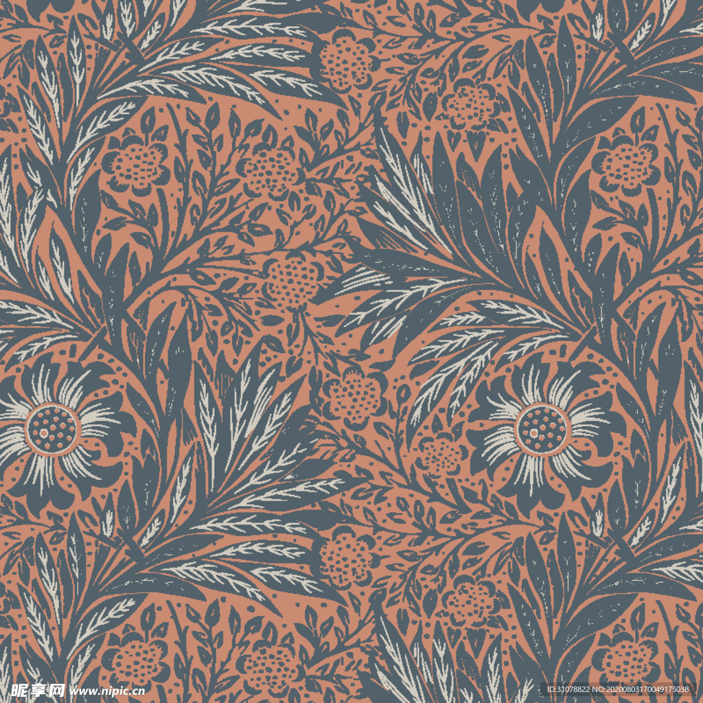 植物花朵背景底纹