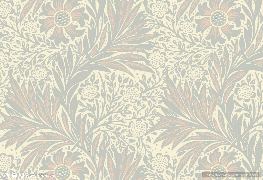 植物花朵背景底纹