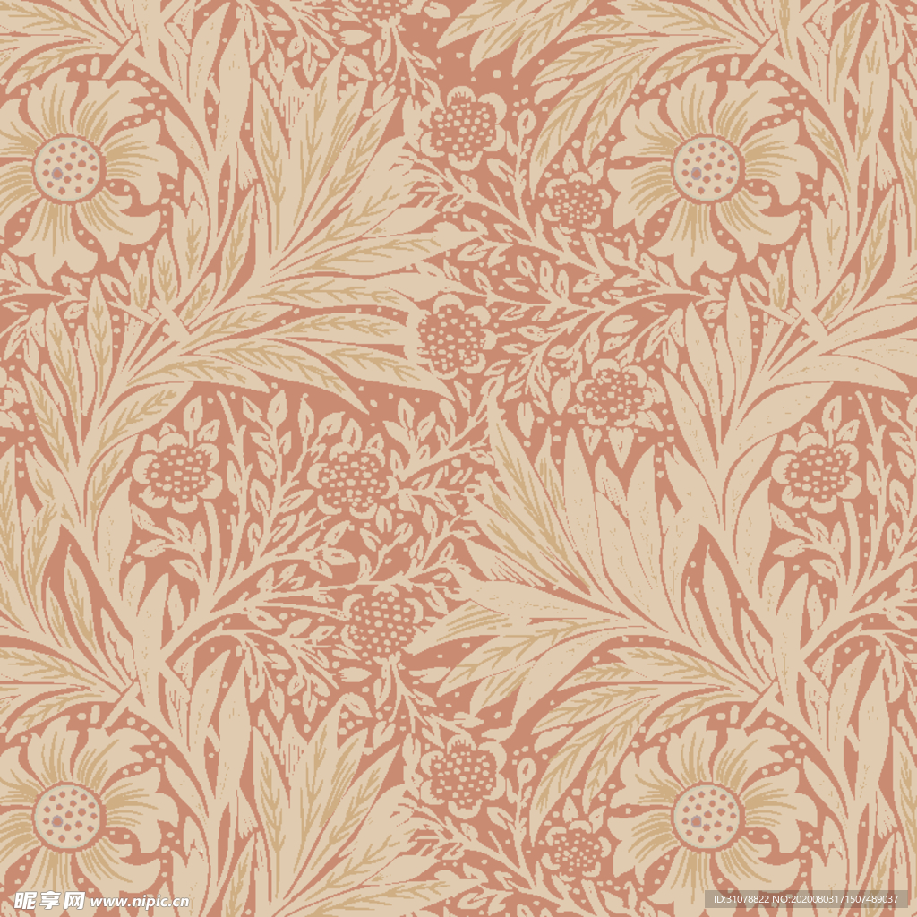 植物花朵背景底纹