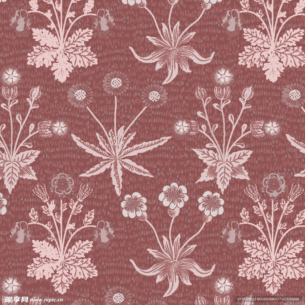 植物花朵背景底纹