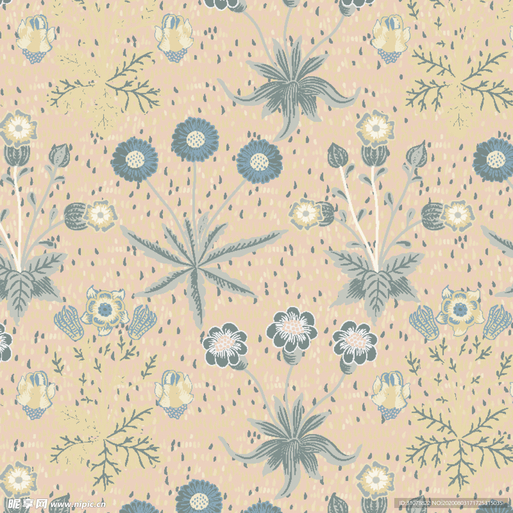 植物花朵背景底纹