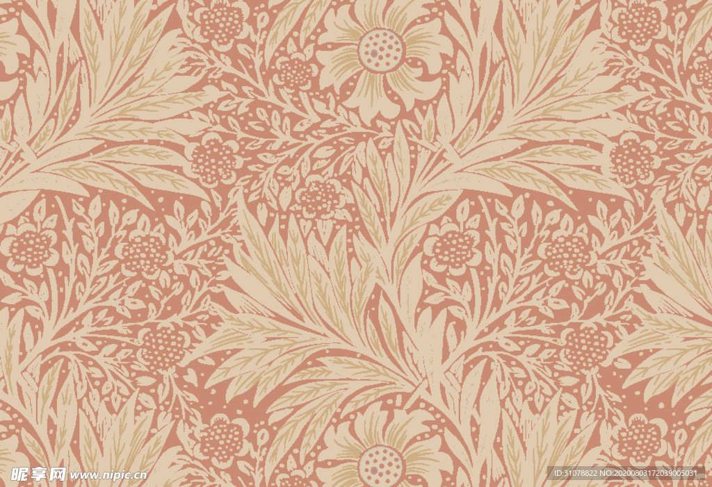 植物花朵背景底纹