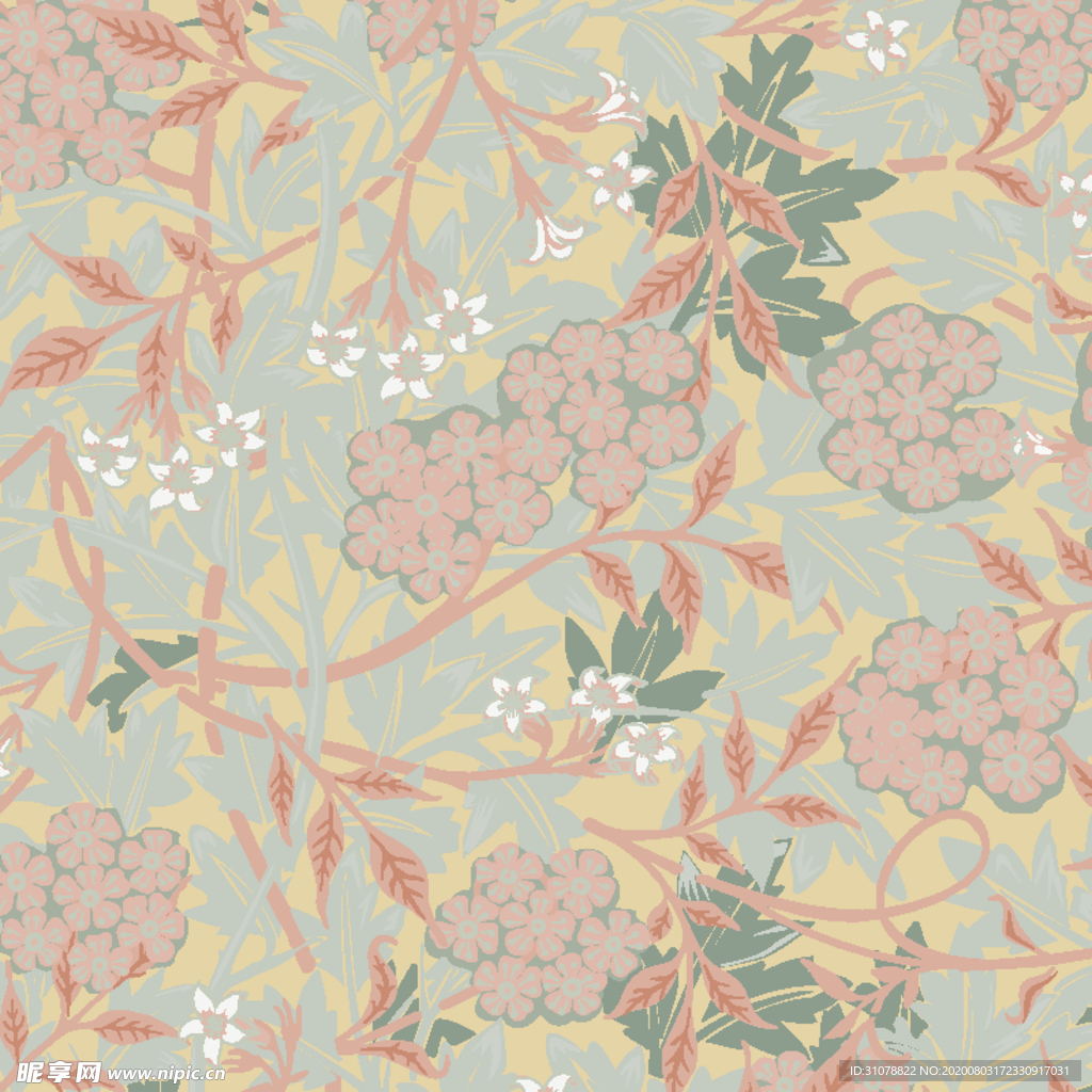 植物花朵背景底纹