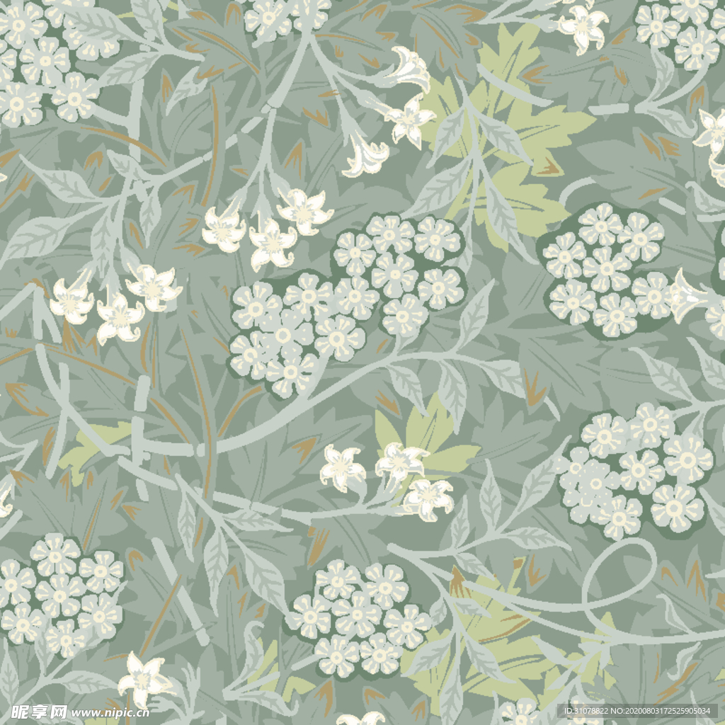 植物花朵背景底纹