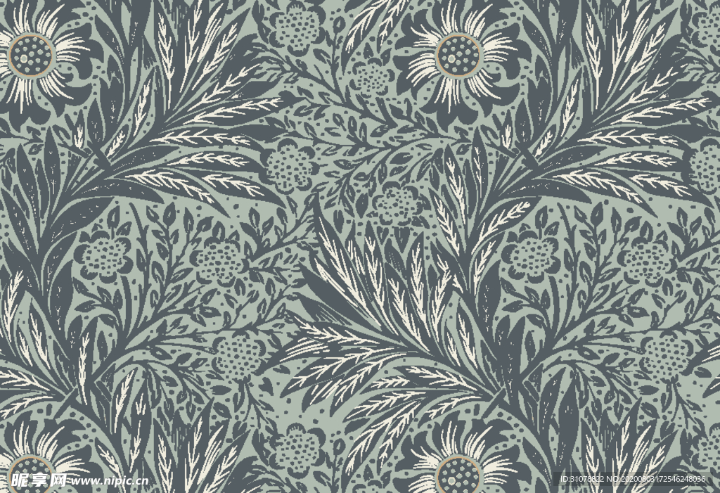 植物花朵背景底纹