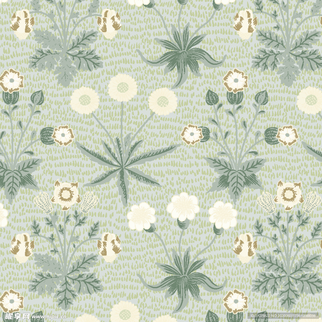 植物花朵背景底纹