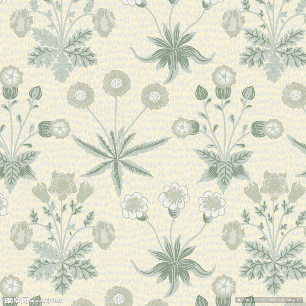 植物花朵背景底纹