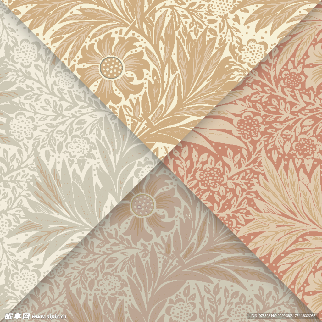 植物花朵背景底纹