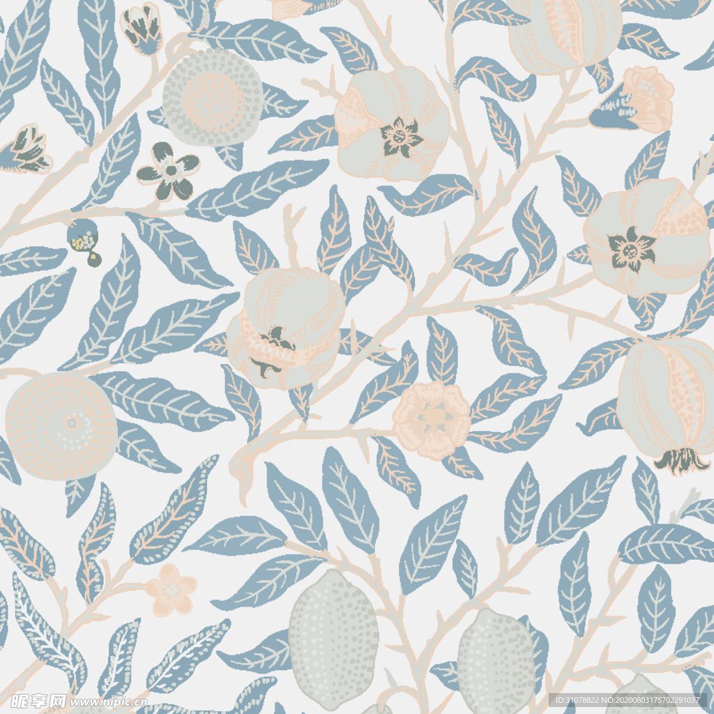 植物花朵背景底纹