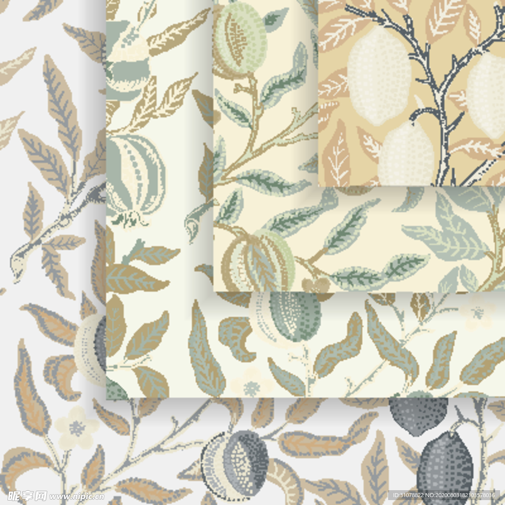 植物花朵背景底纹