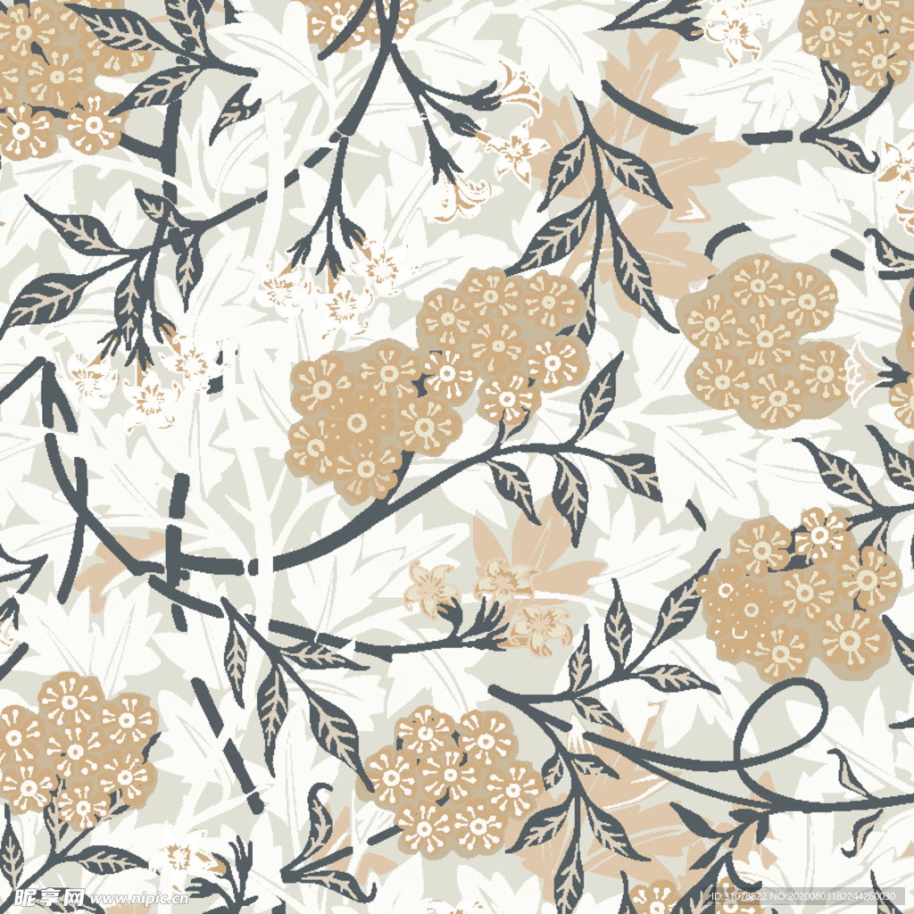 植物花朵背景底纹