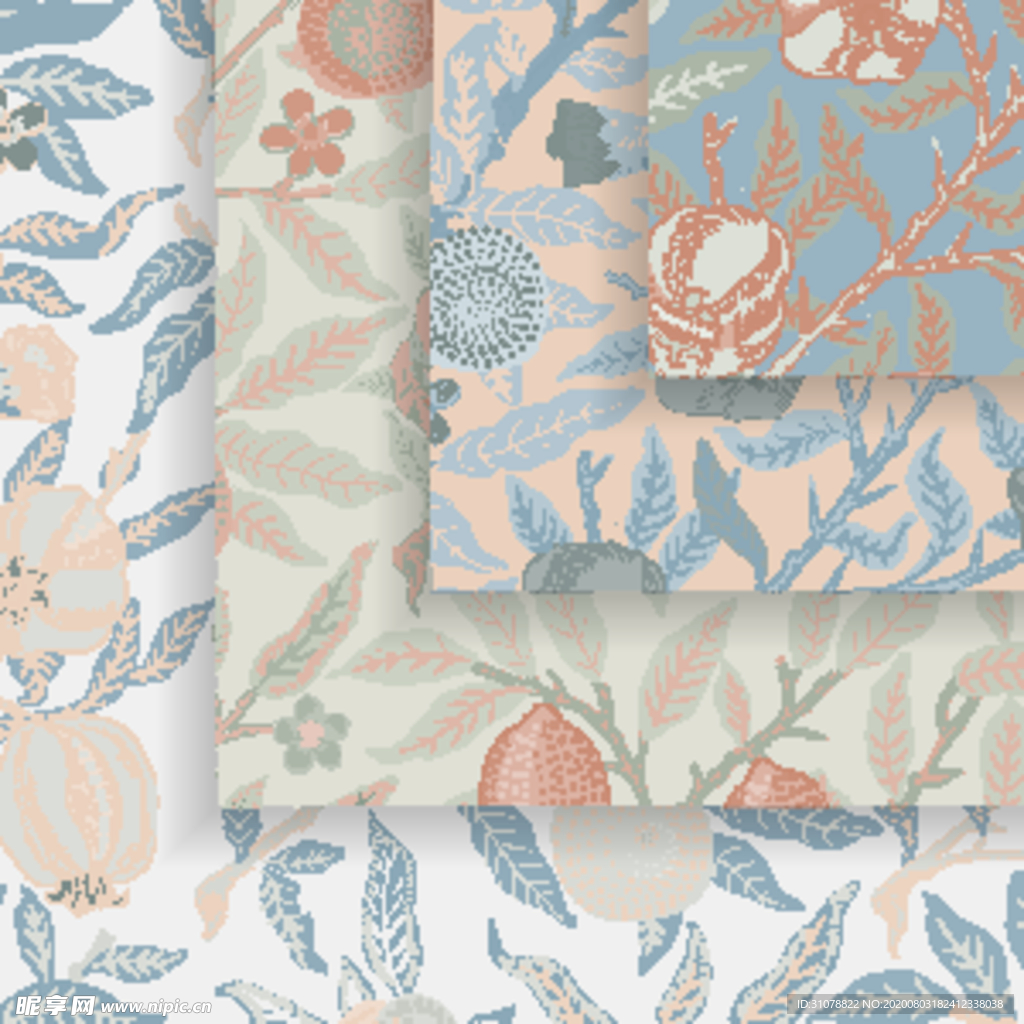 植物花朵背景底纹