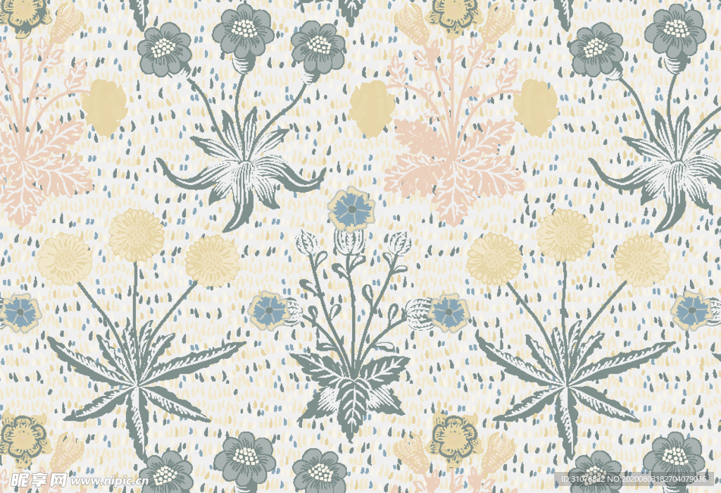 植物花朵背景底纹