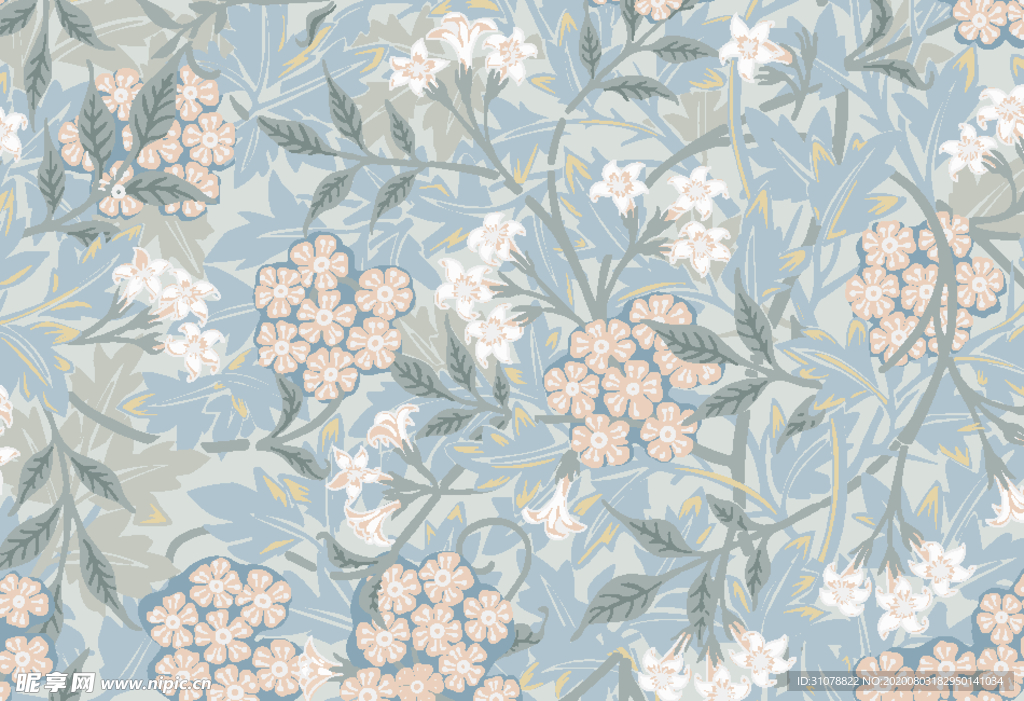 植物花朵背景底纹