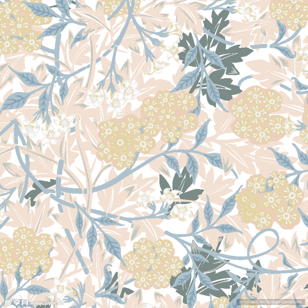 植物花朵背景底纹