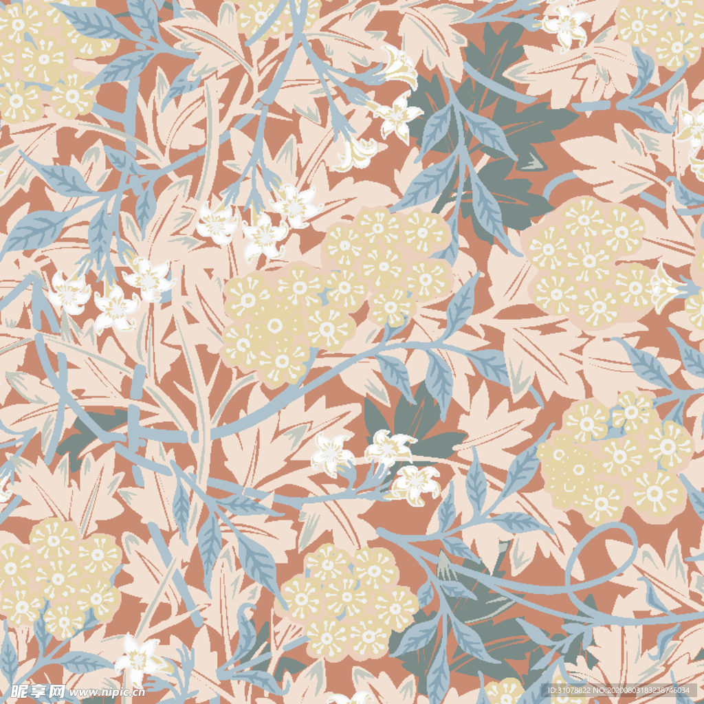 植物花朵背景底纹